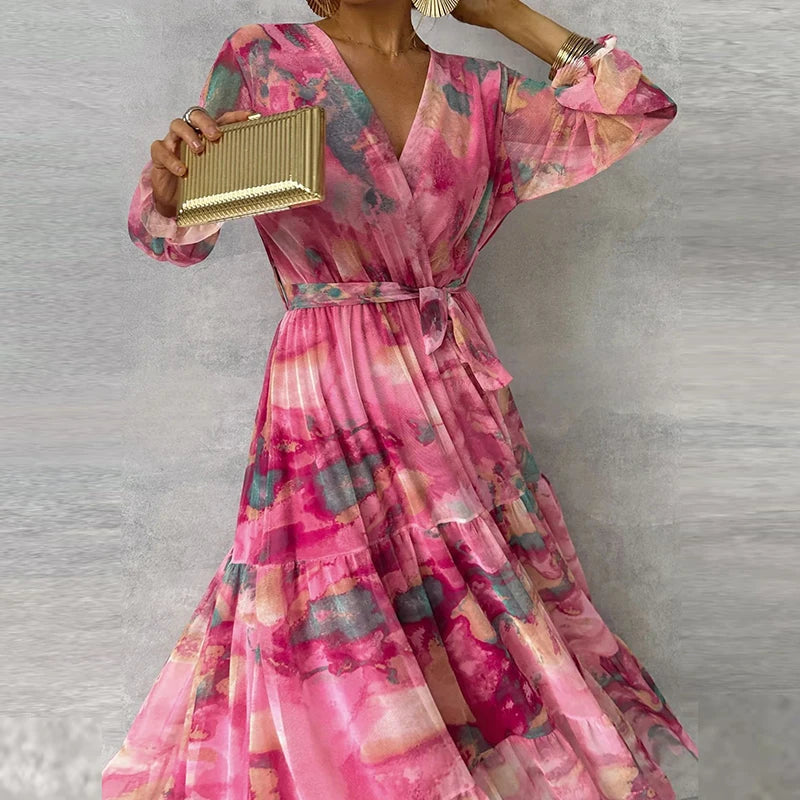 Treends Velvet Whisper Spring Floral Dress