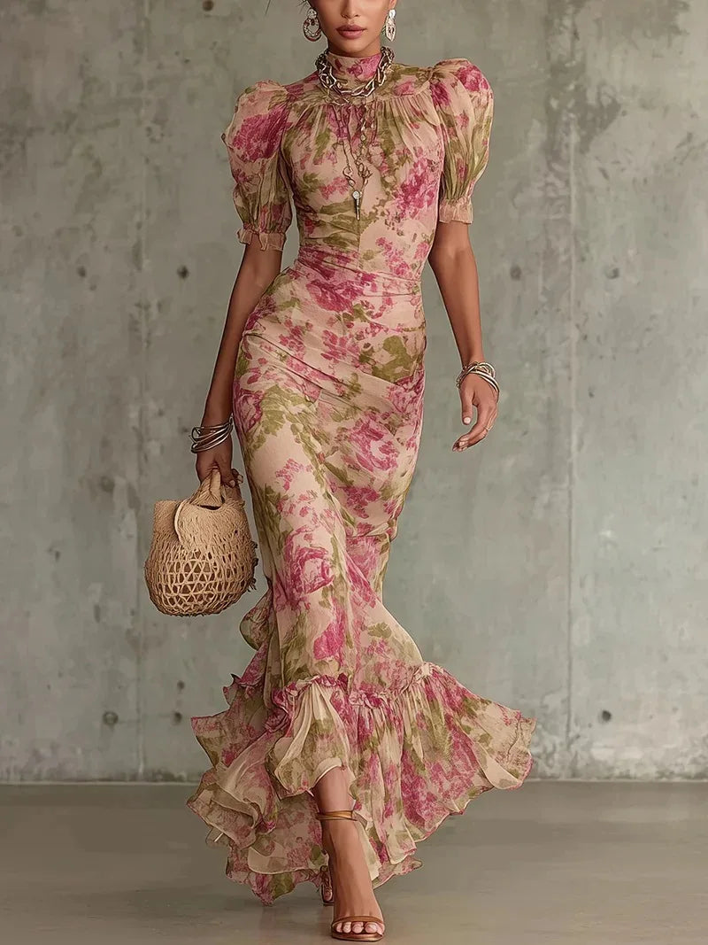 Treends Floral Versatile Elegant Dress