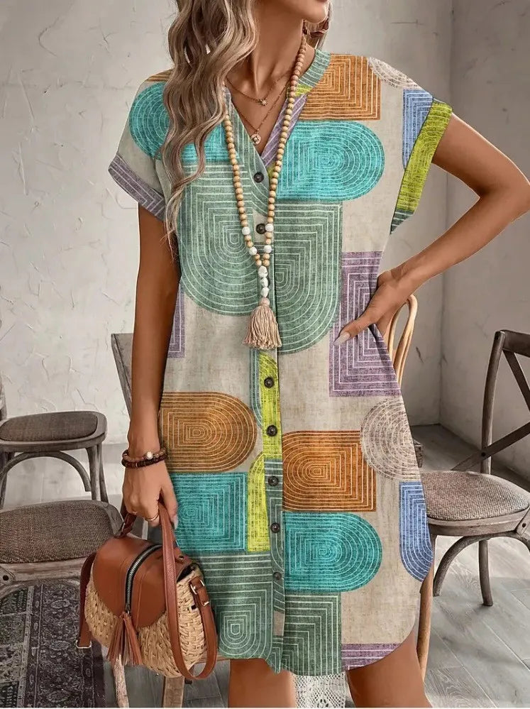 Treends Allure Geometric Dress
