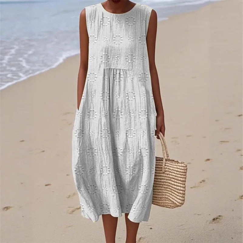 Treends Vintage Loose Boho Summer Dress
