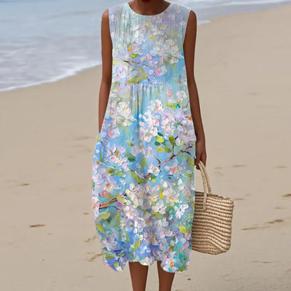 Treends Vintage Loose Boho Summer Dress