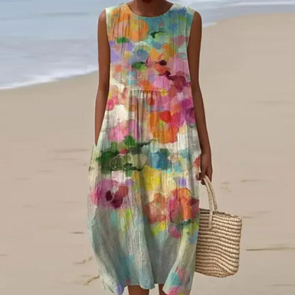 Treends Vintage Loose Boho Summer Dress