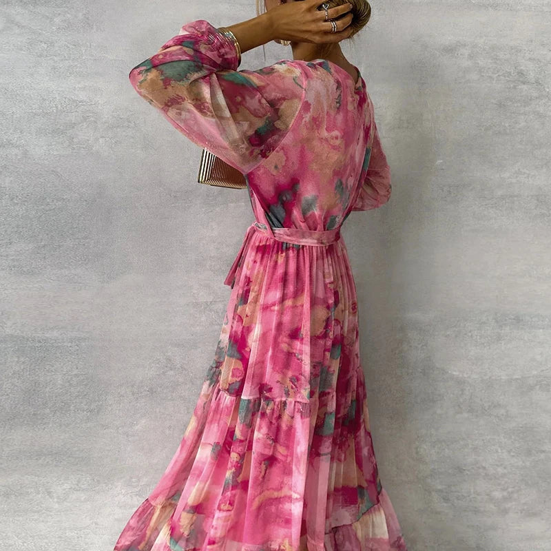 Treends Velvet Whisper Spring Floral Dress