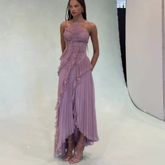 Treends Divine Ruffle Pleated Dress
