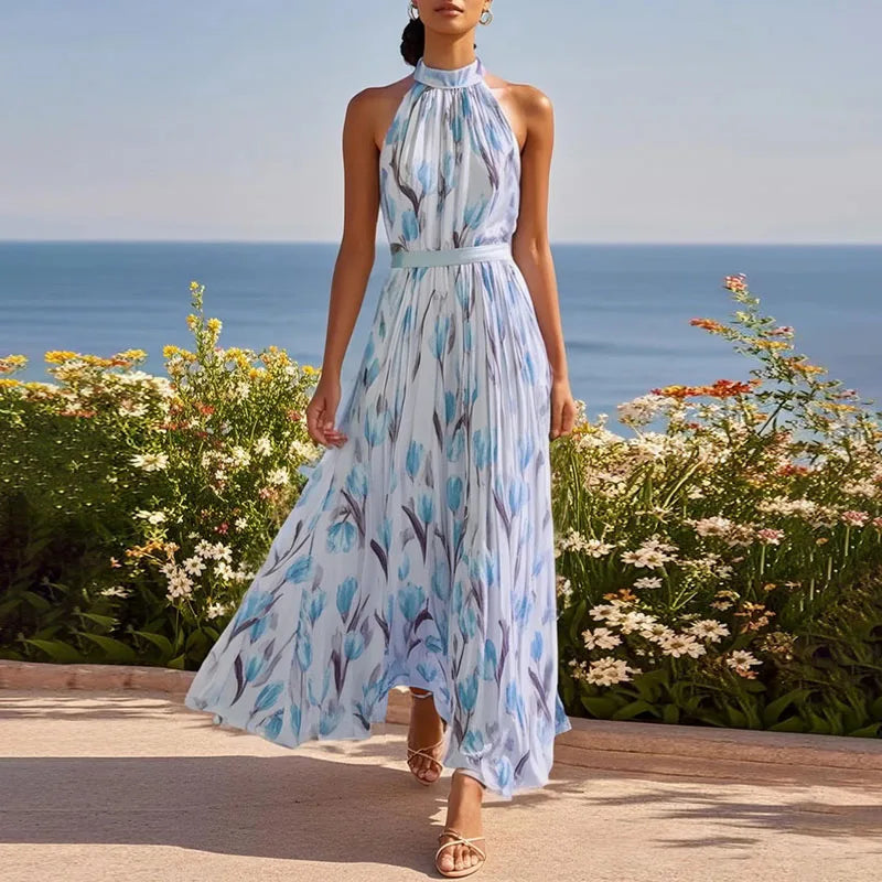 Treends Bohemian Sleeveless Drape Dress