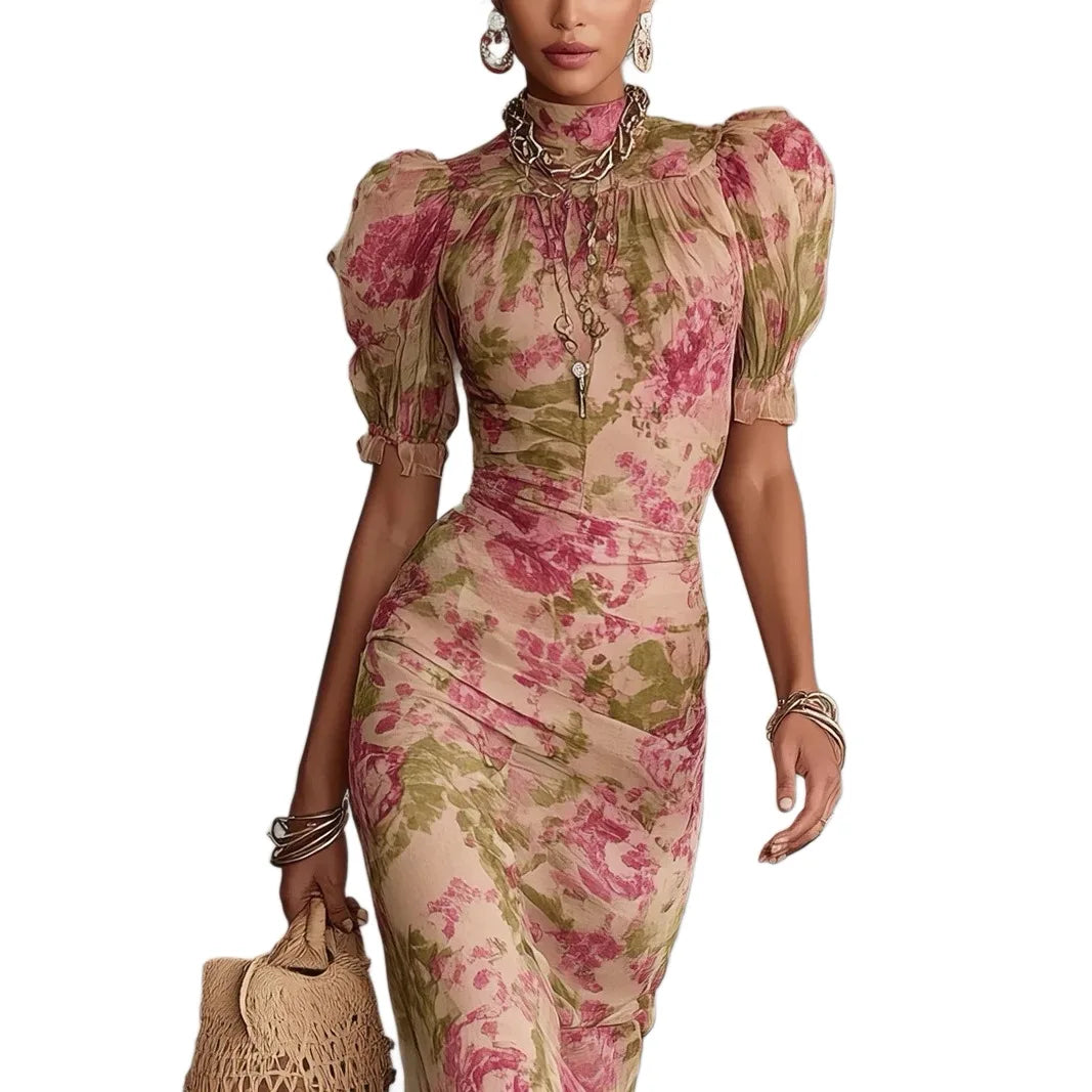 Treends Floral Versatile Elegant Dress