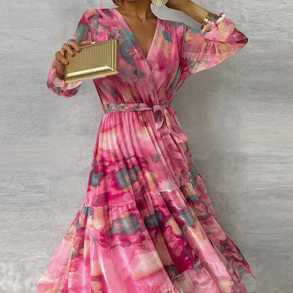 Treends Velvet Whisper Spring Floral Dress