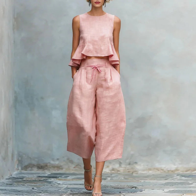Treends Elegant Linen 2pc Set