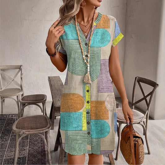 Treends Allure Geometric Dress