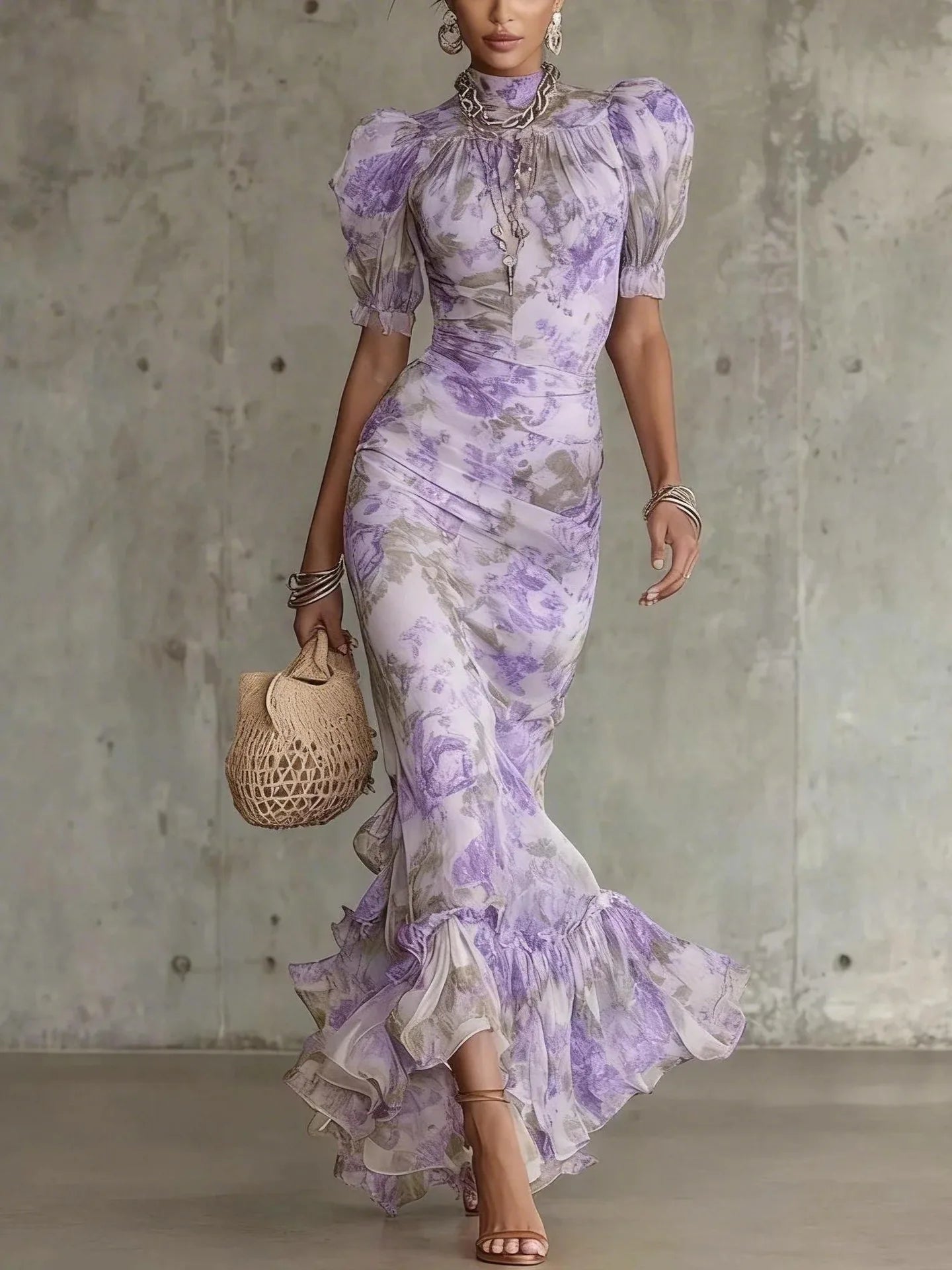 Treends Floral Versatile Elegant Dress