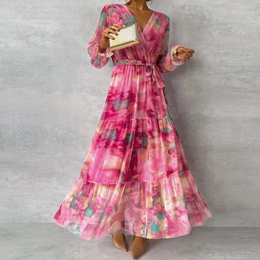 Treends Velvet Whisper Spring Floral Dress