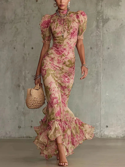 Treends Floral Versatile Elegant Dress
