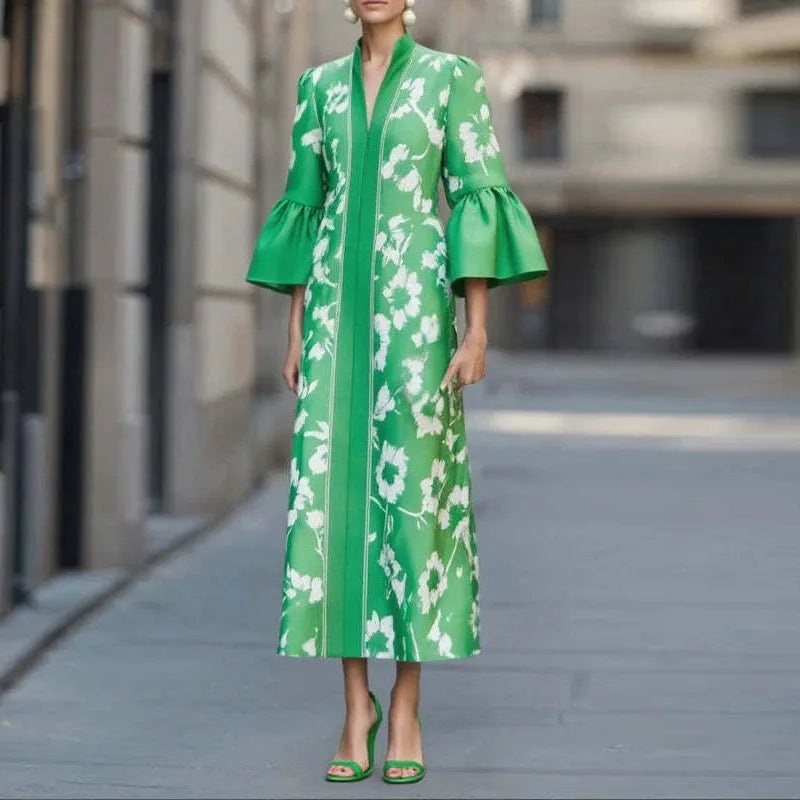 Treends French Style Floral Elegant Dresses