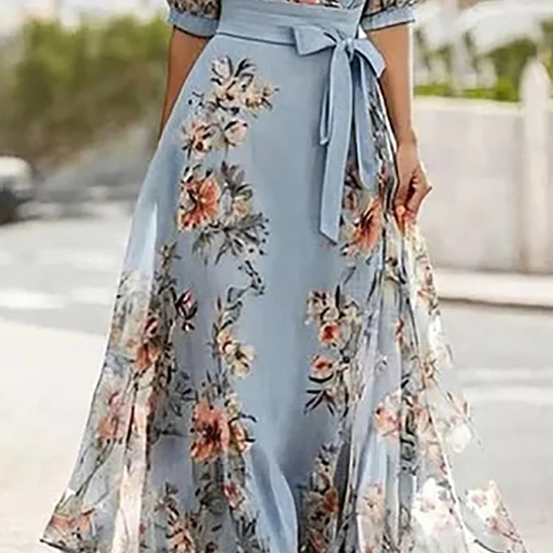 Treends Blush Fantasy Floral Dress