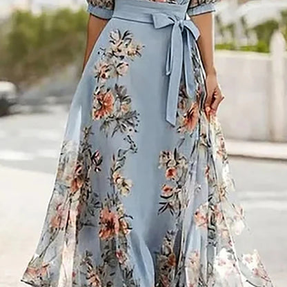 Treends Blush Fantasy Floral Dress