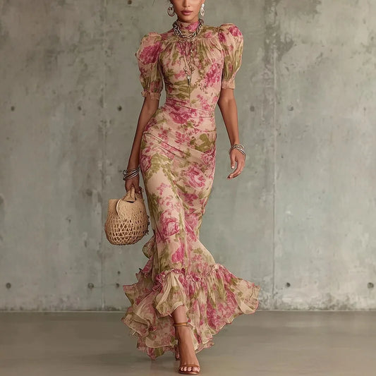 Treends Floral Versatile Elegant Dress