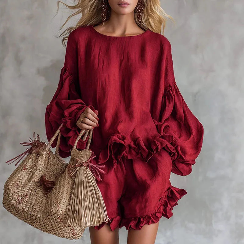 Treends Ruffle Casual Spring Sets