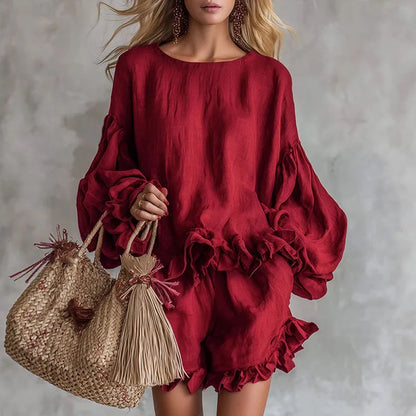 Treends Ruffle Casual Spring Sets
