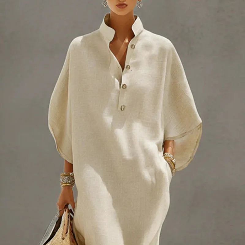 Treends Luxe Allure Elegant Linen Dresses