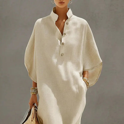 Treends Luxe Allure Elegant Linen Dresses