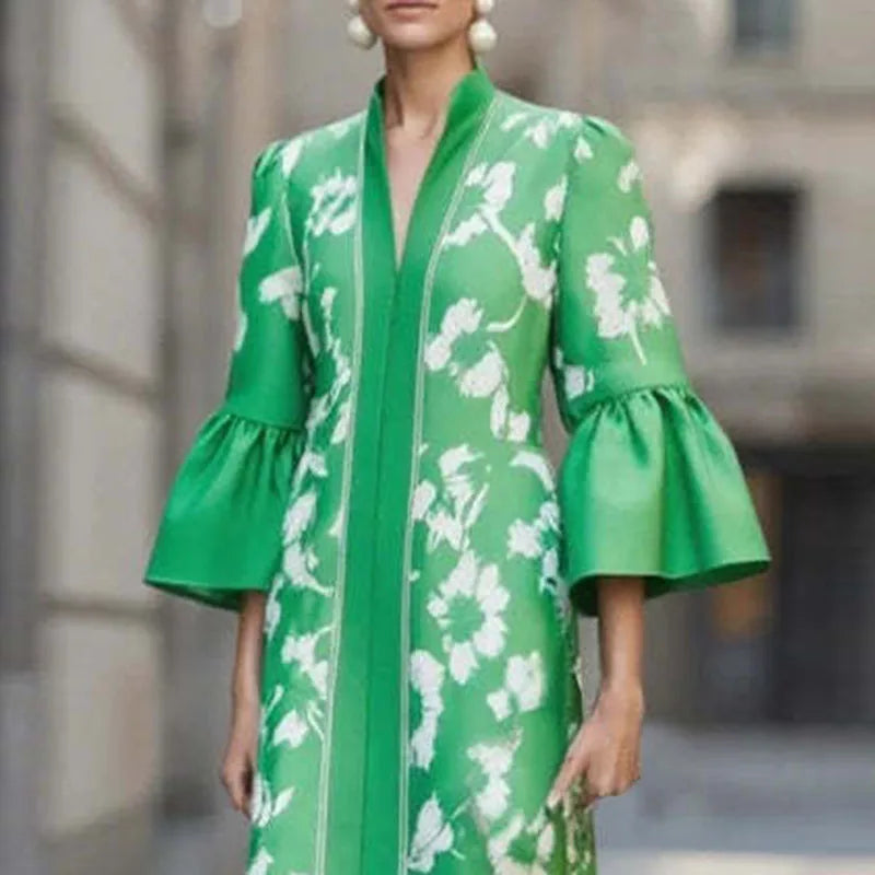 Treends French Style Floral Elegant Dresses