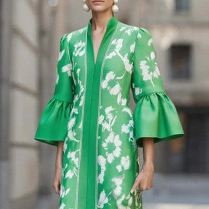 Treends French Style Floral Elegant Dresses