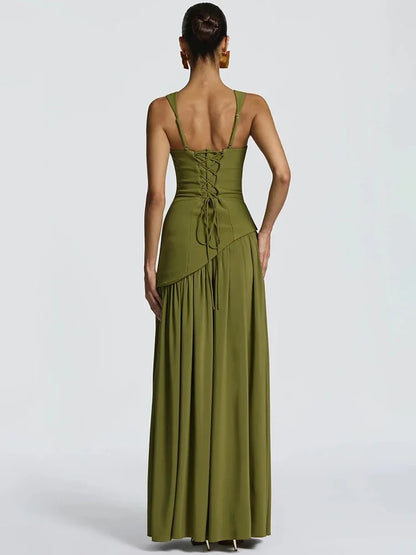 Treends Collar Elegant Maxi Dress