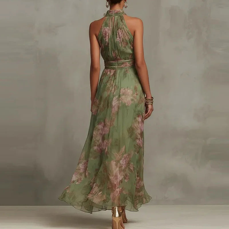 Treends Sunset High Waist Boho Maxi Dress