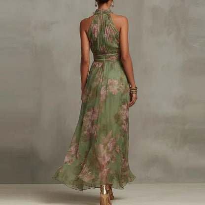 Treends Sunset High Waist Boho Maxi Dress
