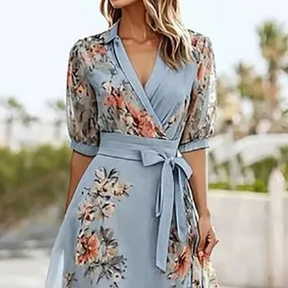 Treends Blush Fantasy Floral Dress