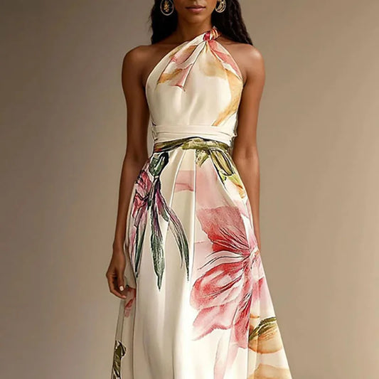Treends Vestido Bohemian Elegant Dress